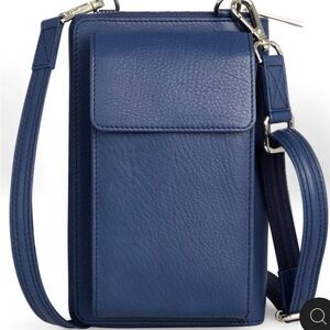Elegant Blue Crossbody Bag